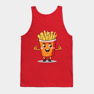 kawaii french fries T-Shirt cute potatofood Tank Top